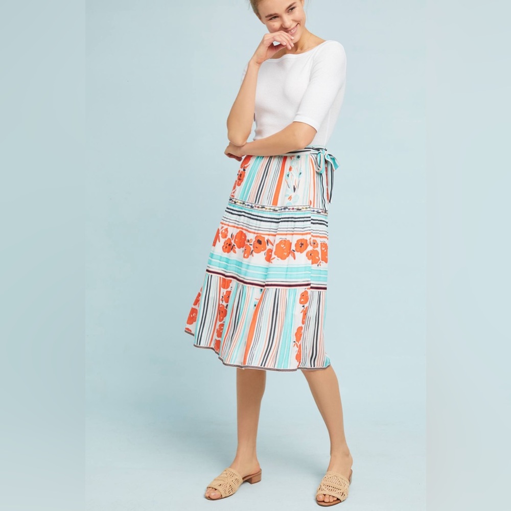 Anthropologie Frida Wrap Skirt ✨